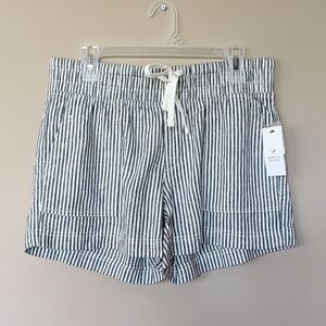 NWT Denver Hayes Linen Blend Striped Shorts